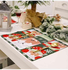 Assorted 2-Piece Christmas Placemats - Trendsi