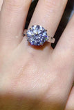 5 Carat Moissanite Platinum-Plated Ring - Flyclothing LLC