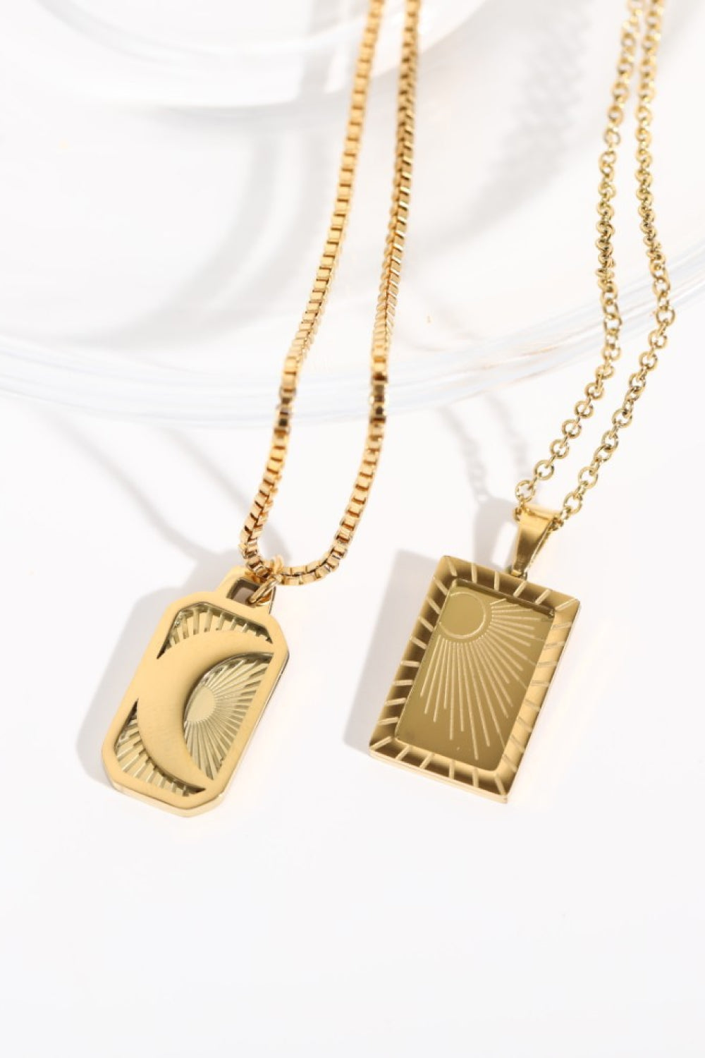 Stainless Steel 18K Gold-Plated Necklace - Flyclothing LLC