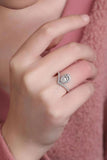 2 Carat Moissanite Teardrop Ring - Flyclothing LLC