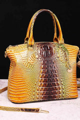 Gradient PU Leather Handbag - Trendsi