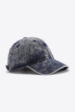 Plain Adjustable Baseball Cap - Flyclothing LLC