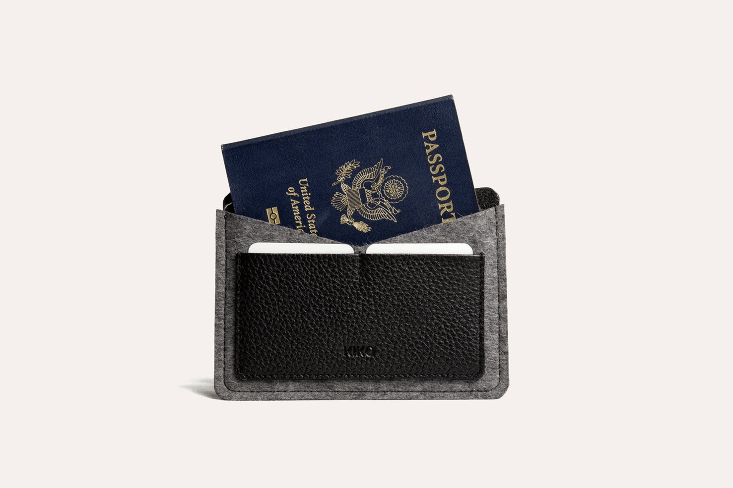 Kiko Leather Passport Holder - Flyclothing LLC