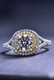 Two-Tone Moissanite Ring - Flyclothing LLC