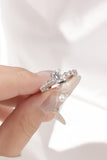 1 Carat Moissanite 925 Sterling Silver Ring - Flyclothing LLC