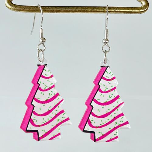 Geometric Shape Acrylic Dangle Earrings - Flyclothing LLC