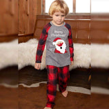 MERRY CHRISTMAS Graphic Top and Plaid Pants Set - Flyclothing LLC