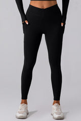 High Waist Active Leggings with Pockets - Flyclothing LLC