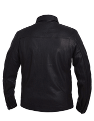 Unik International Mens Premium Leather Shirt Jacket - Flyclothing LLC