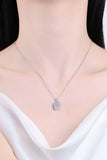 1 Carat Moissanite Geometric Pendant Chain Necklace - Flyclothing LLC