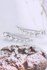 1.9 Carat Moissanite 925 Sterling Silver Earrings - Flyclothing LLC