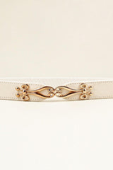 Alloy Buckle Elastic Belt - Trendsi