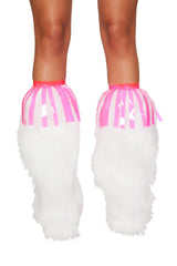 Roma Costume Pair of Vinyl Fringe Leg Wrap - Flyclothing LLC