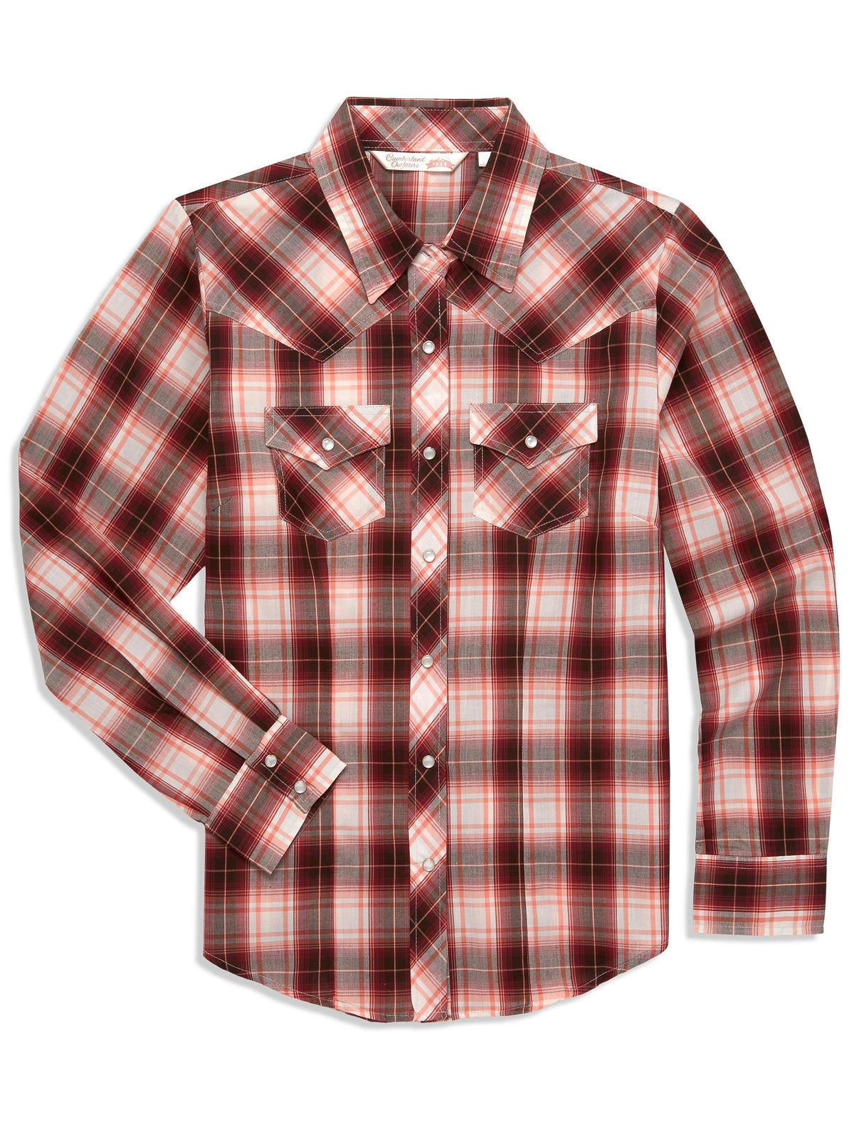 Women's Ely Cattleman Plaid Western Snap Shirt - Flyclothing LLC