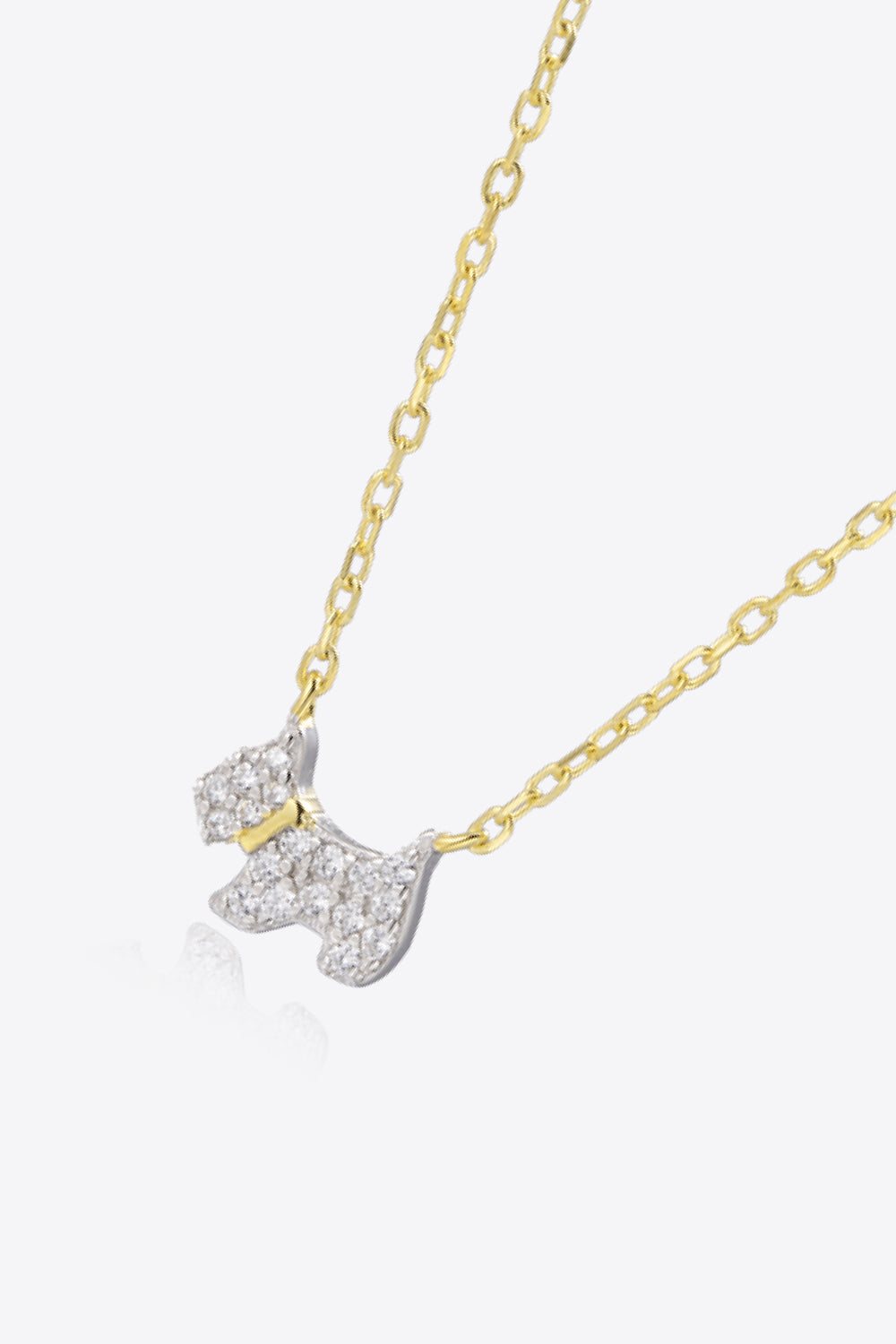 Puppy Zircon 925 Sterling Silver Necklace - Flyclothing LLC