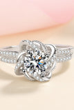 1 Carat Moissanite 925 Sterling Silver Ring - Flyclothing LLC