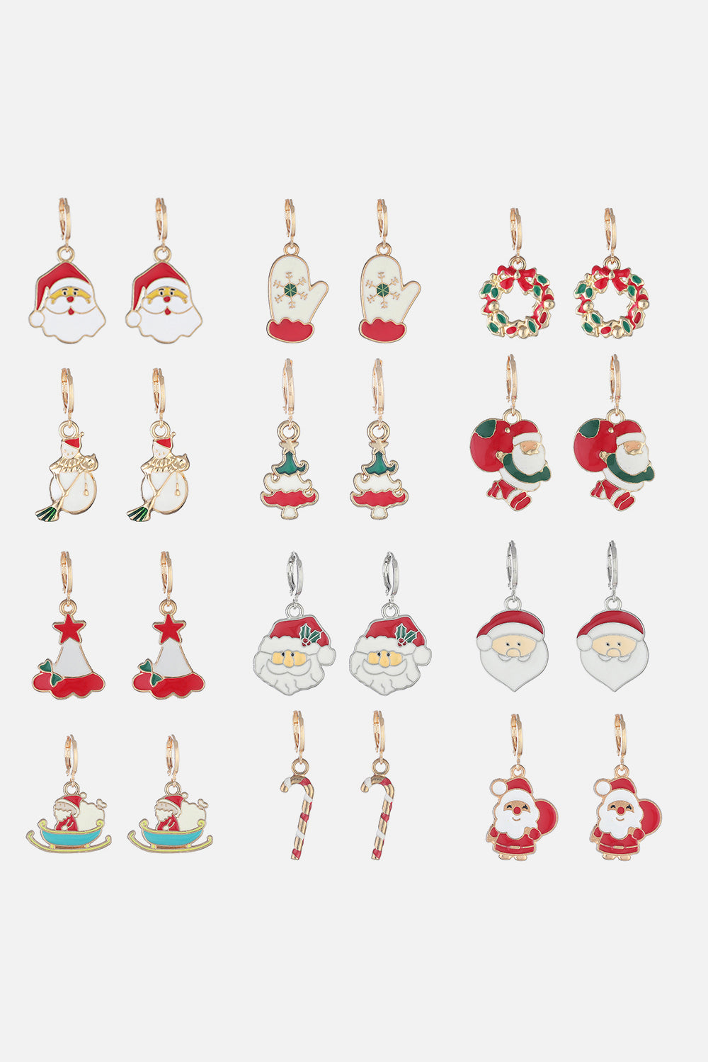 Christmas Theme Alloy Earrings - Trendsi