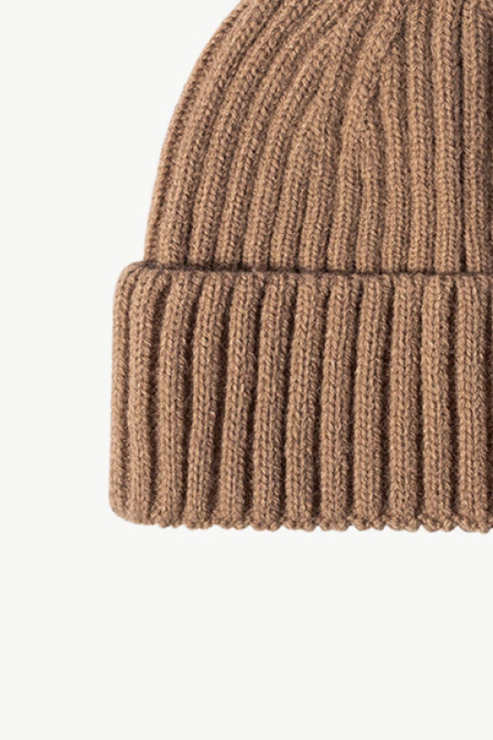 Rib-Knit Cuff Beanie - Flyclothing LLC