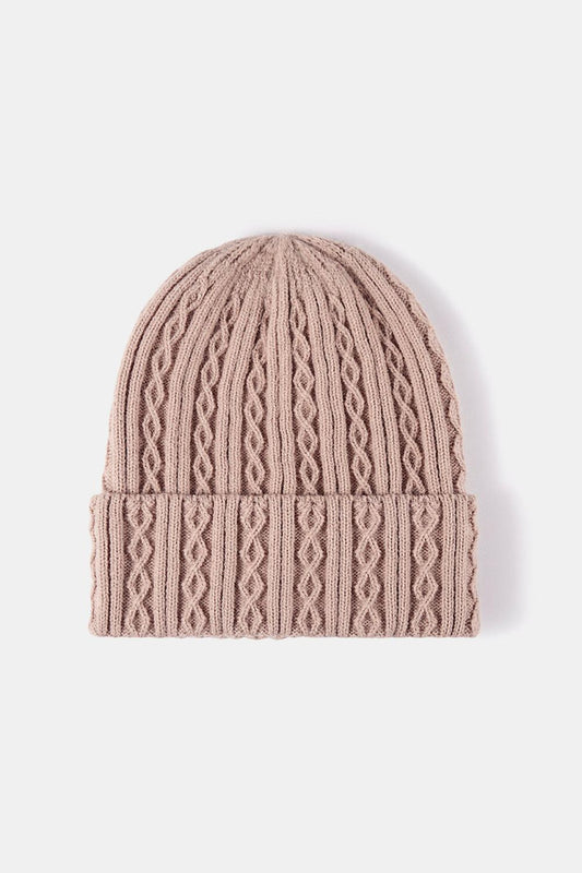 Mixed Knit Cuff Beanie - Flyclothing LLC