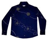 Positano Navy Patch Shirt - Flyclothing LLC