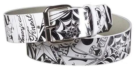 Silver Star Inked Belt - Flyclothing LLC