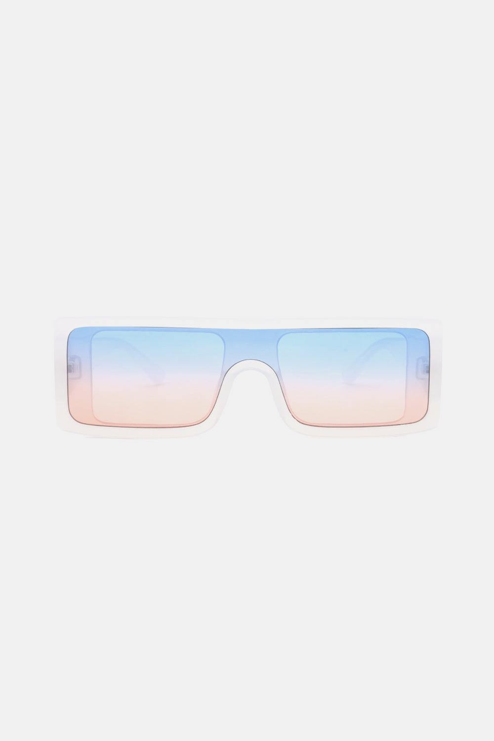 Polycarbonate Frame Rectangle Sunglasses - Flyclothing LLC