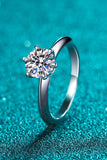 1.5 Carat Moissanite Adjustable Ring - Flyclothing LLC