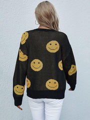 Smiley Face Sweater - Flyclothing LLC