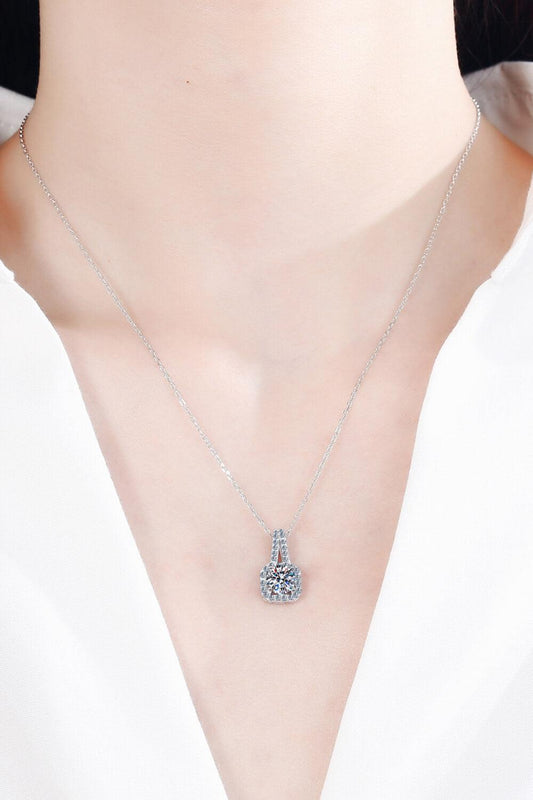 Look Amazing 2 Carat Moissanite Pendant Necklace - Flyclothing LLC