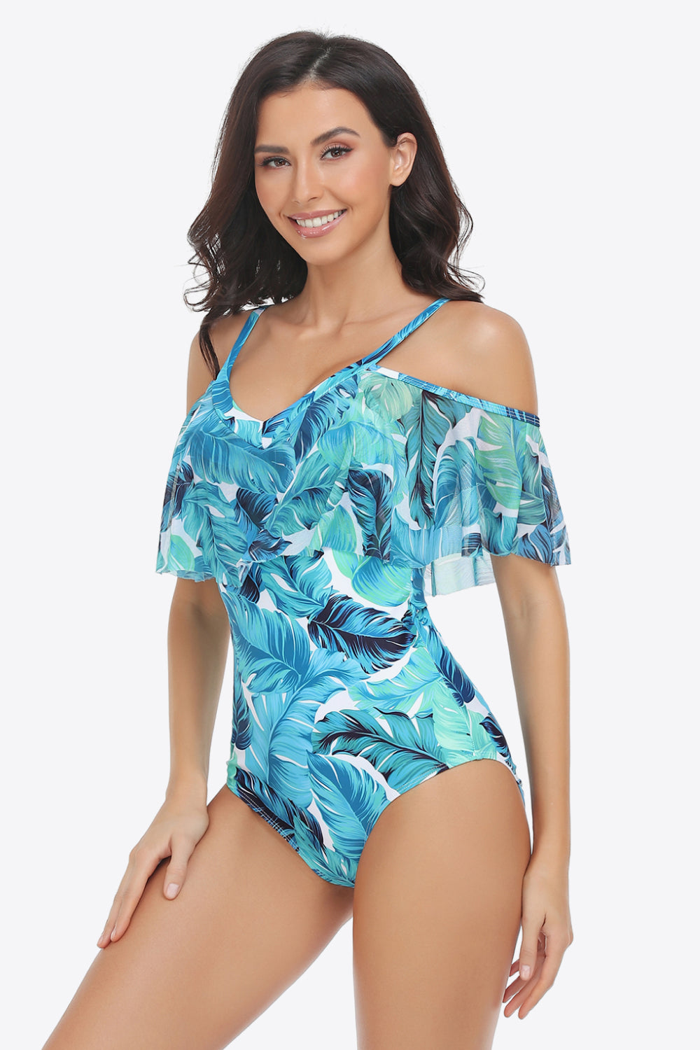 Cold shoulder swimming store costume