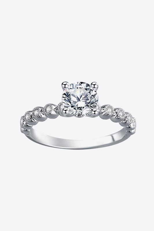 Classic 4-Prong Moissanite Ring - Flyclothing LLC