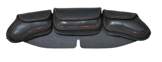 Unik International Hard Leather 3 Pocket Windshield Bag