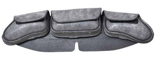 Unik International Hard Leather 3 Pocket Windshield Bag