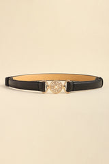 Rhinestone Decor PU Leather Belt - Flyclothing LLC