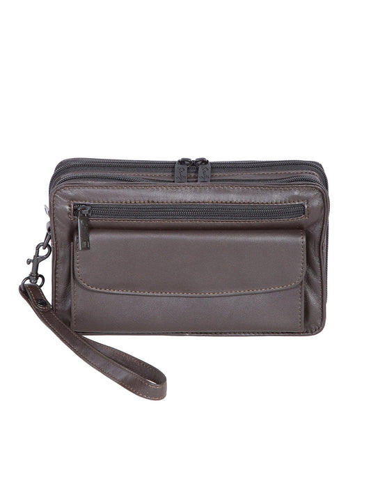 Scully CHOCOLATE MAN BAG W/WRIST STRAP - Flyclothing LLC