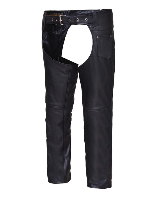 Unik International Black Unisex Chaps