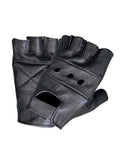 Unik International Mens Fingerless Leather Gloves