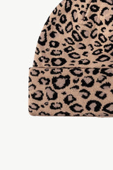 Leopard Pattern Cuffed Beanie - Trendsi