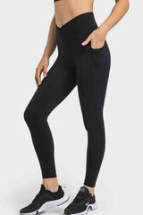 V-Waist Yoga Leggings with Pockets - Flyclothing LLC