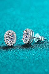 Future Style 1 Carat Moissanite Stud Earrings - Flyclothing LLC