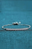 Moissanite Sterling Silver Bracelet - Flyclothing LLC