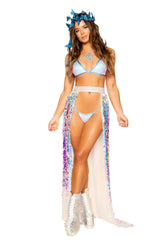 Roma Costume Sequin Bikini Tie Set - Flyclothing LLC