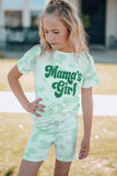 Girls Printed Letter Graphic Lounge Set - Flyclothing LLC