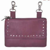 Unik International Ladies Leather Clip on Bag