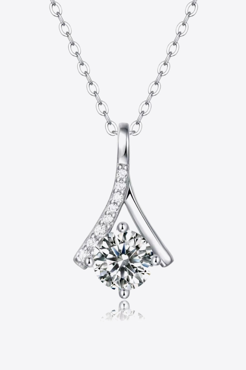 Special Occasion 1 Carat Moissanite Pendant Necklace - Flyclothing LLC