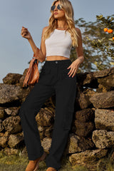 Loose Fit Long Jeans with Pockets - Flyclothing LLC