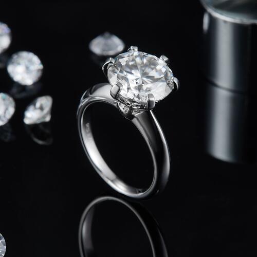 5 Carat Moissanite 925 Sterling Silver Ring - Flyclothing LLC