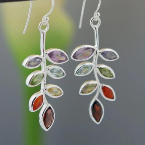 Leaf Shape Alloy Earrings - Flyclothing LLC