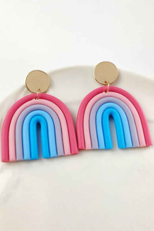 Rainbow Shape Dangle Earrings - Flyclothing LLC