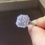 1 Carat Moissanite 925 Sterling Silver Ring - Flyclothing LLC